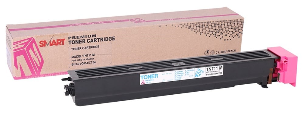 Konica Minolta TN-711 muadil By Point  Kırmızı Toner Bizhub C654/C754