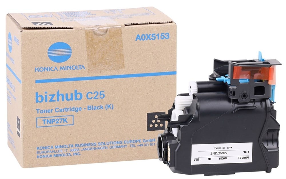 Konica Minolta TNP-27K Orjinal Siyah Toner Bizhub C25 (A0X5153)