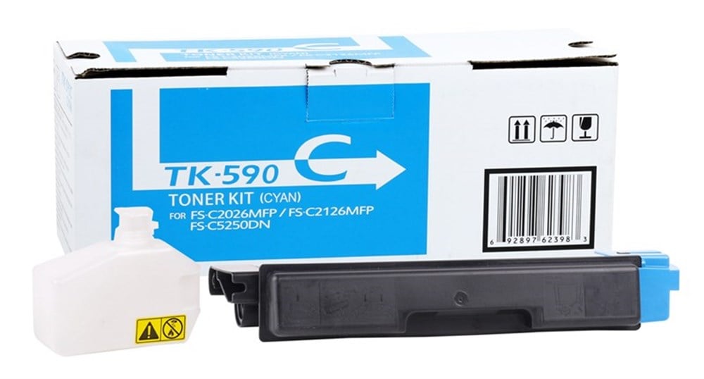 Kyocera Mita TK-590 muadil By Point  Mavi Toner FS-C 2026-2126-2526-5250-6026-6526