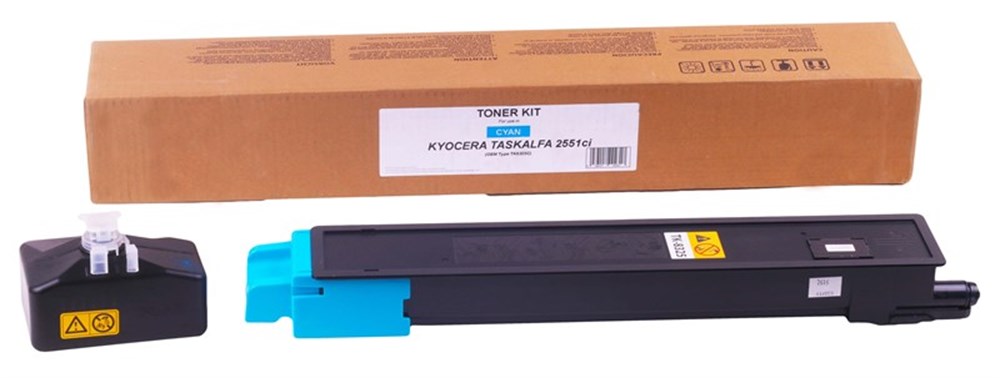 Kyocera Mita TK-8325 muadil By Point  Mavi Toner Taskalfa 2551ci