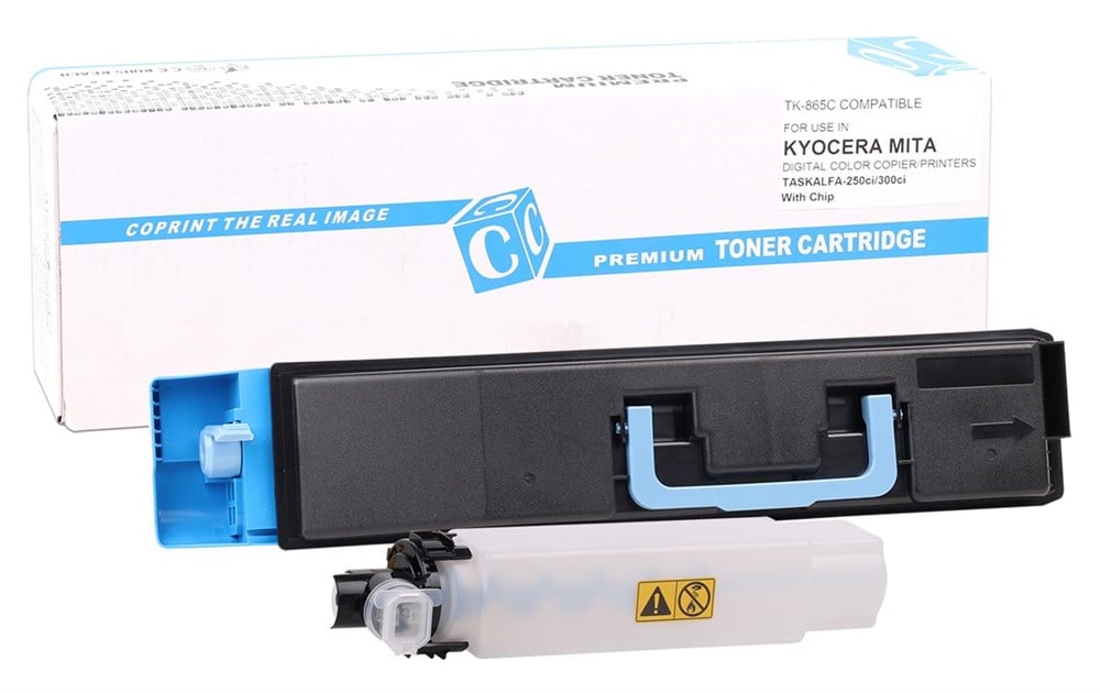 Kyocera Mita TK-865 muadil By Point  Mavi Toner Taskalfa 250ci-300ci