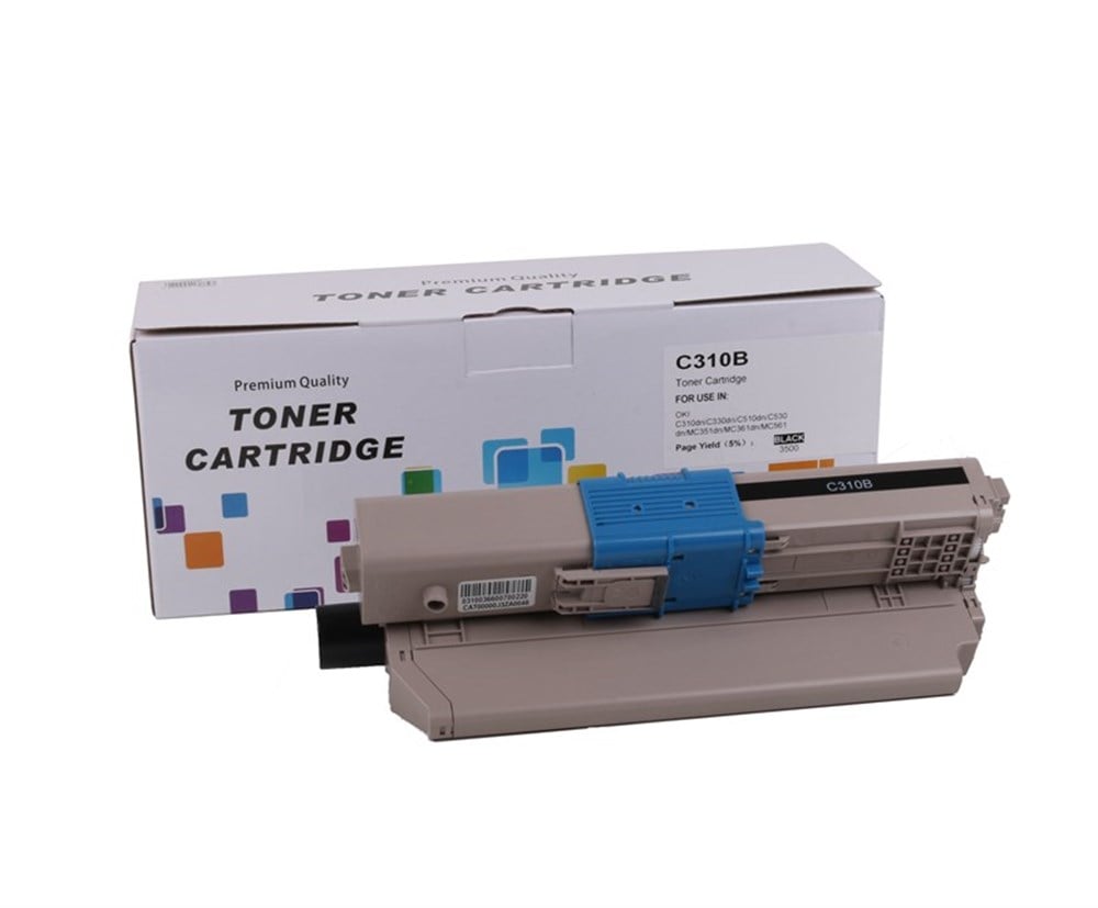 Oki C310 Siyah muadil By Point  Toner C330-C510-C530-MC351-MC361-MC361 (44469809)