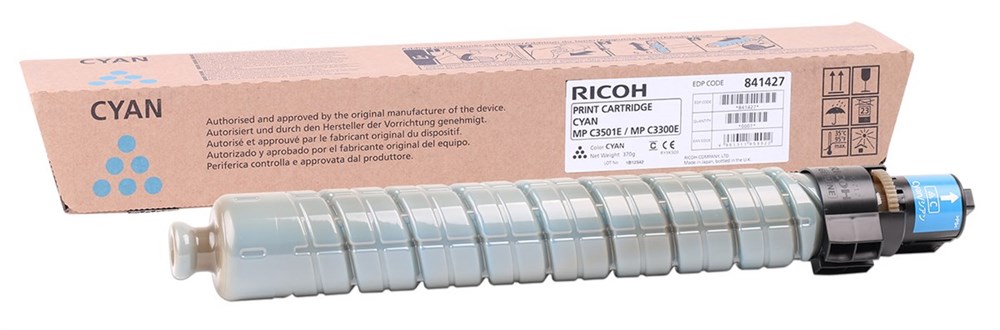 Ricoh MP-C 2800 Orjinal Mavi Toner MP-C 3001-3300-3501 (842046) (841127) (15k)