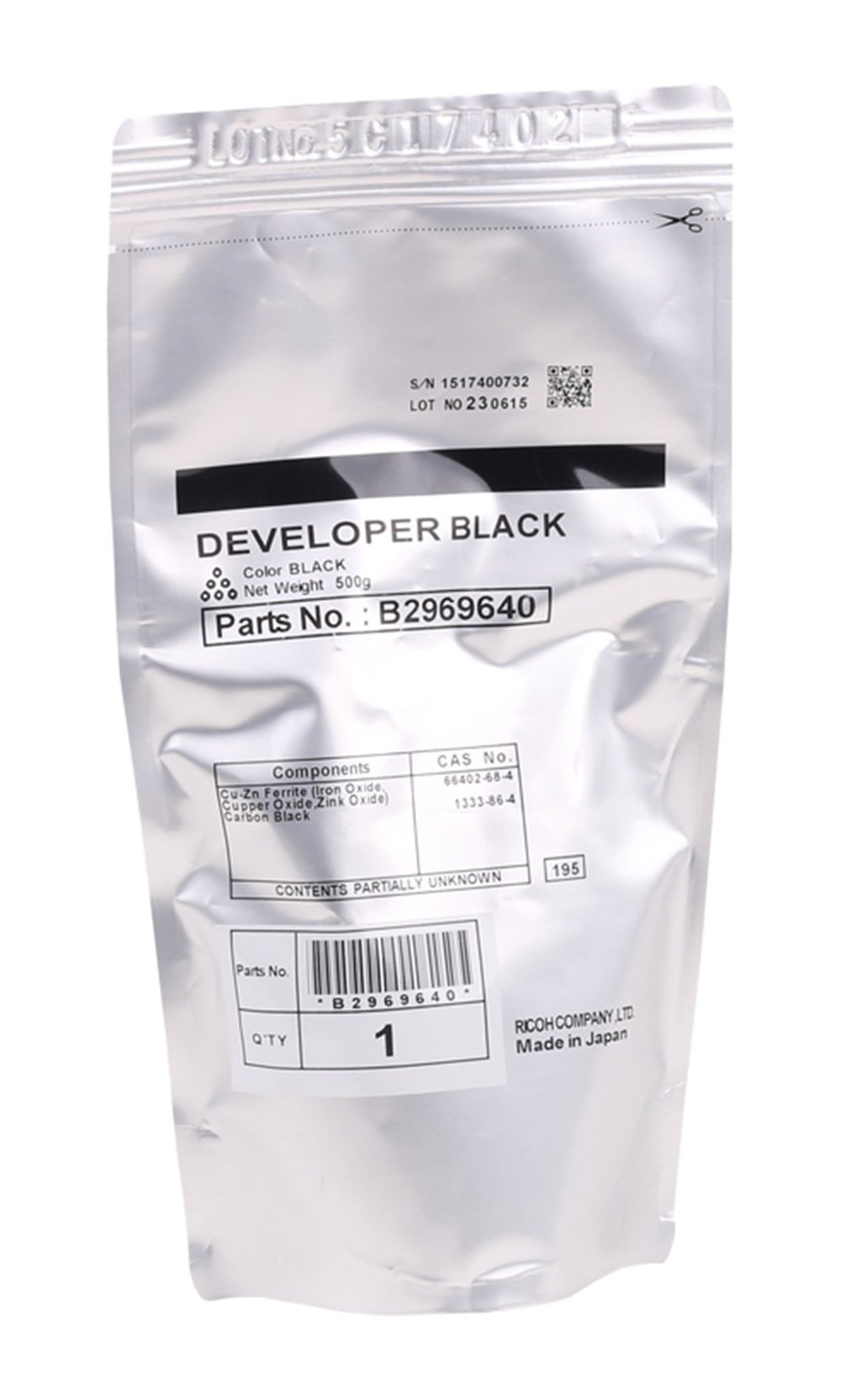 Ricoh MP3500-4500 Orjinal Developer (MP4000-MP4001-MP5000-5001-5002)(B296-9640)