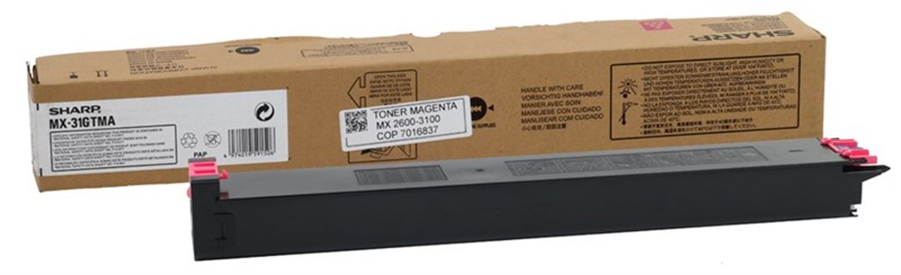 Sharp MX-31GTMA Orjinal Kırmızı Toner MX2600-2301-3100-4100-4101-5000-5001-5100