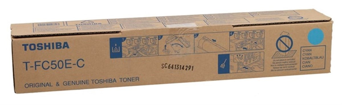 Toshiba T-FC50E-C Orjinal Mavi Toner E-Studio 2555c-3055c-3555c-5055c (33.6k)
