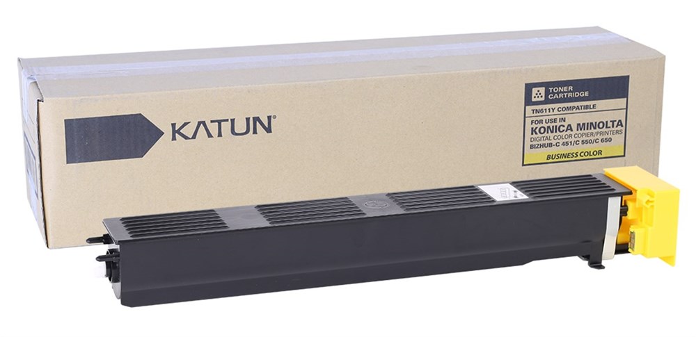 39253-Konica Minolta TN-611 Katun Sarı Toner C-550-650-451