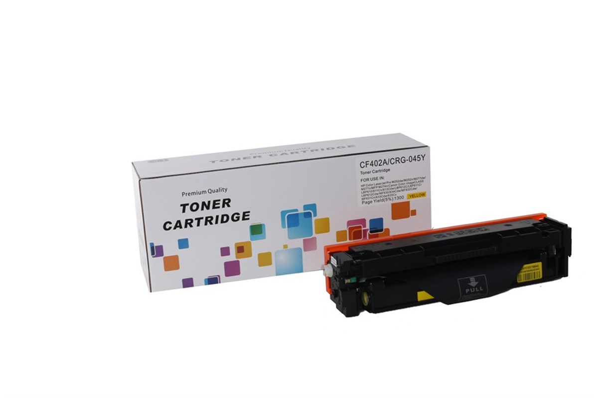 Canon CRG-045Y Muadil Sarı Toner LBP611/613 - MF633/MF635CX