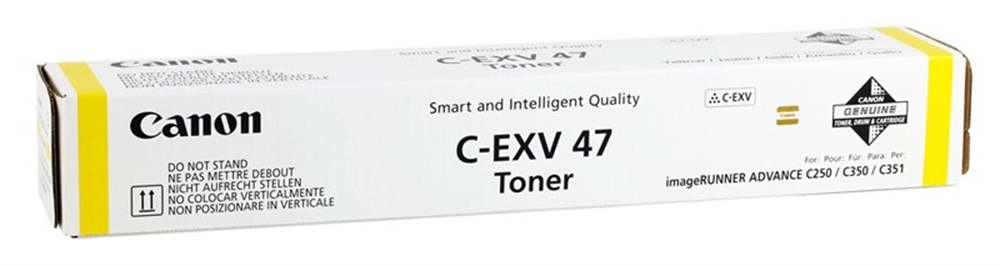 Canon EXV-47 Orjinal Sarı Toner IR-C250i-C350i-C355i (8519B002)