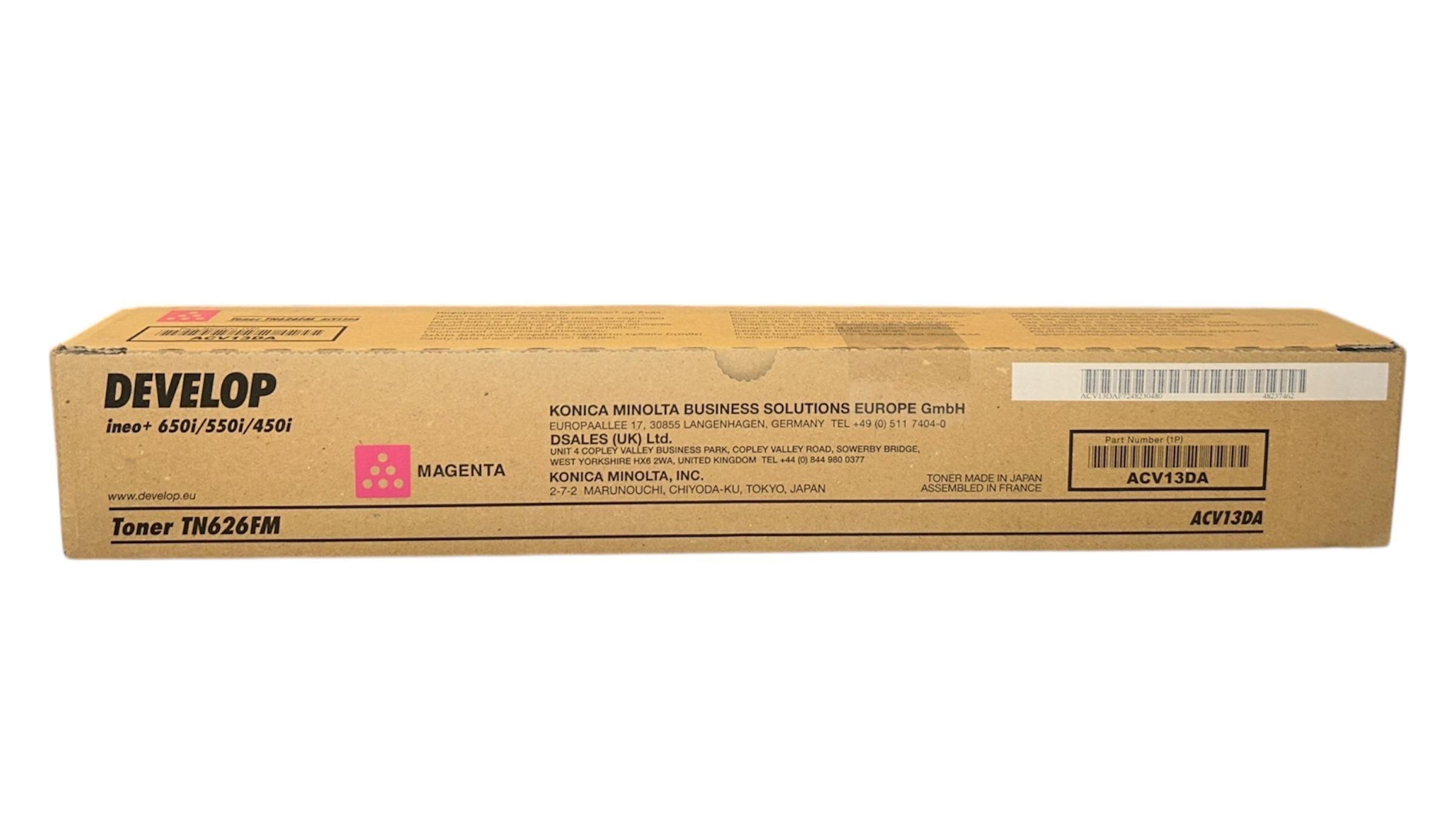 Develop TN-626 Orjinal Kırmızı Toner Ineo +450i +550i +650i ACV13DA