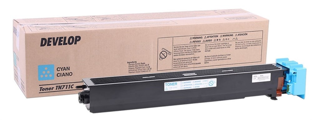 Develop TN-711 Orjinal Mavi Toner  İneo +654 +754 (A3VU4D0)