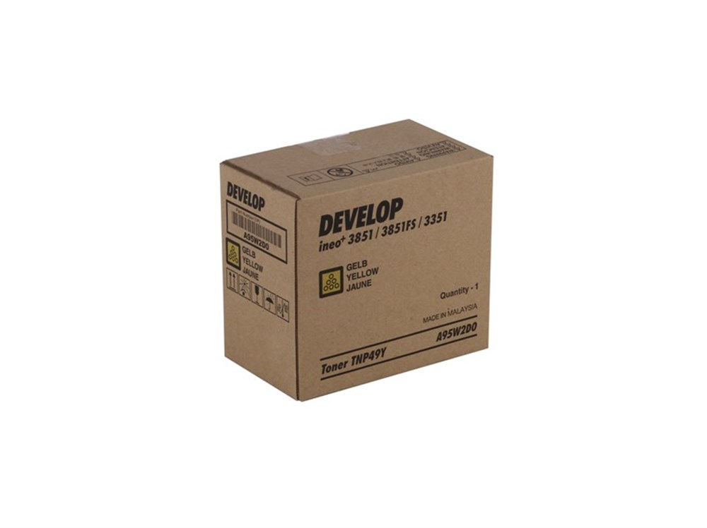 Develop TNP-49 Orjinal Sarı Toner İneo +3851,+3851FS,+3351 (A95W2D0)