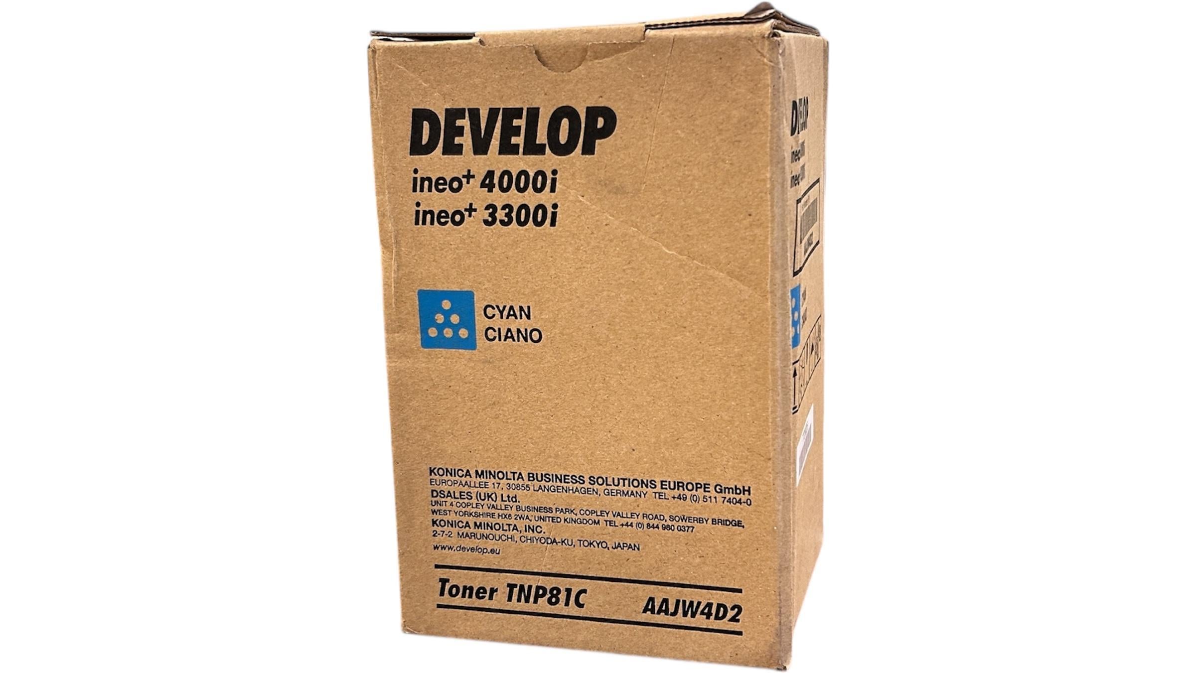 Develop TNP-81 Orjinal Mavi Toner İneo +3300i  +4000i