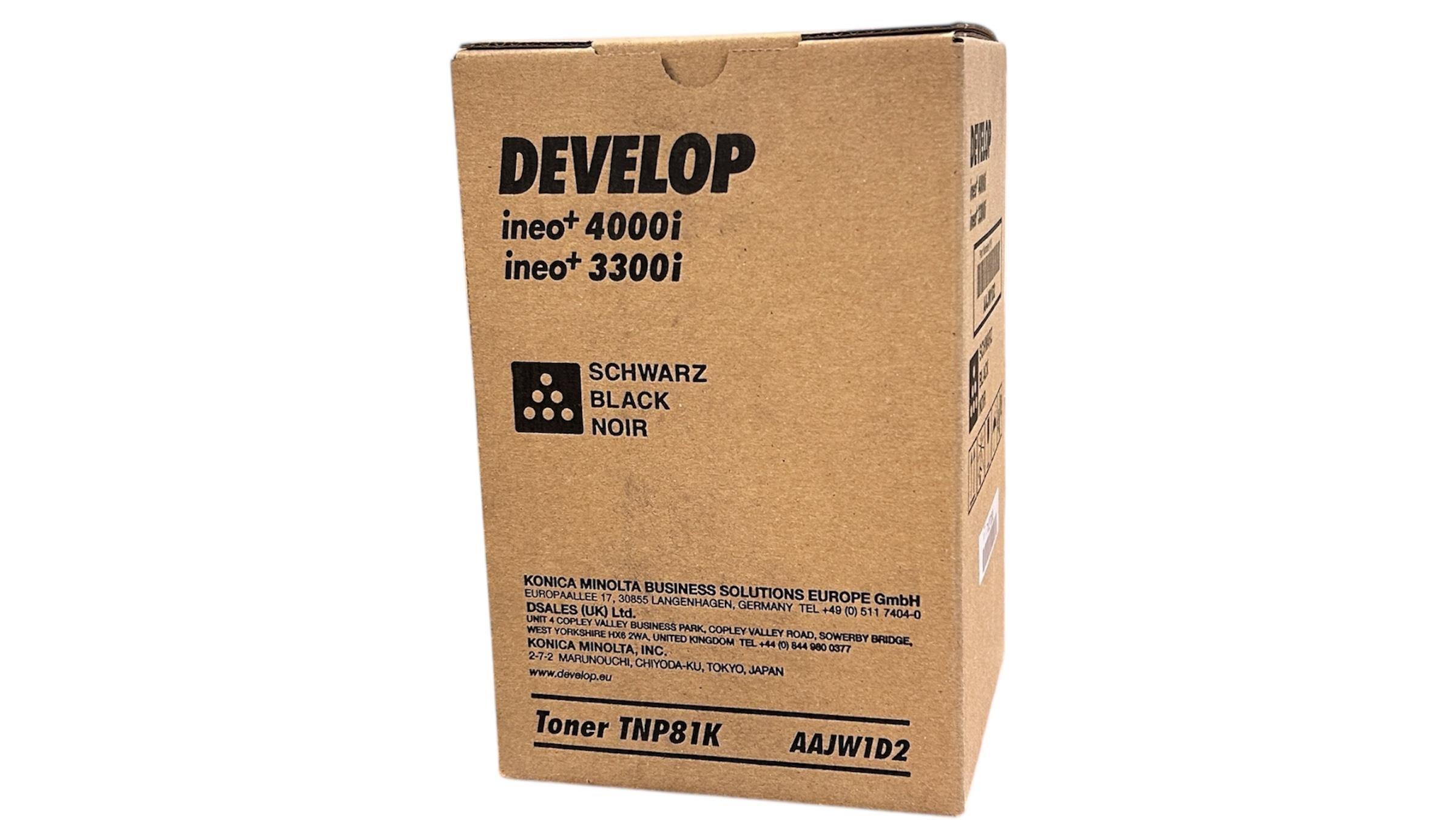 Develop TNP-81 Orjinal Siyah Toner İneo +3300i  +4000i   AAJW1D2