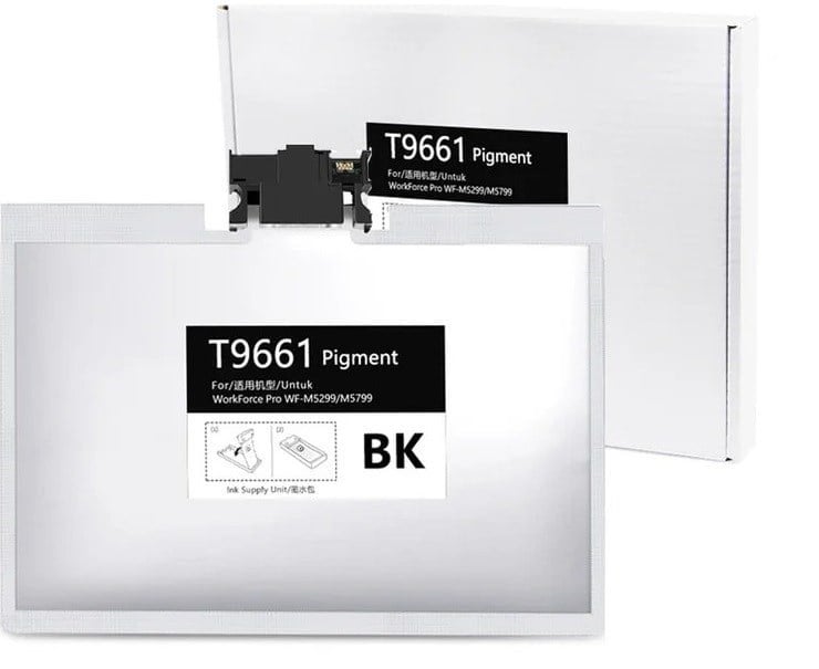 Epson T9661XXL C13T966140 Siyah Muadil Kartuş WF-M5299 WF-M5799