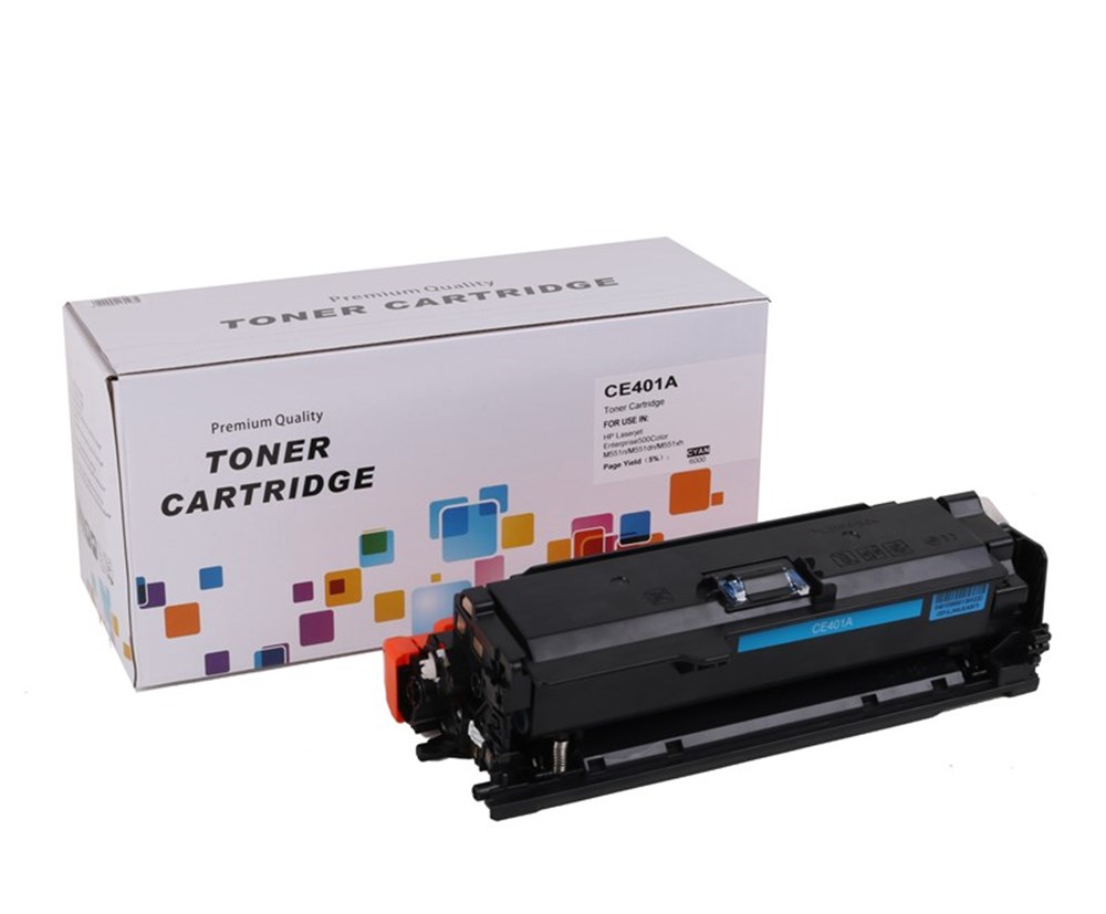 HP CE401A (507A) muadil By Point  Toner Mavi Pro 500-M551n-M551dn-M551xh