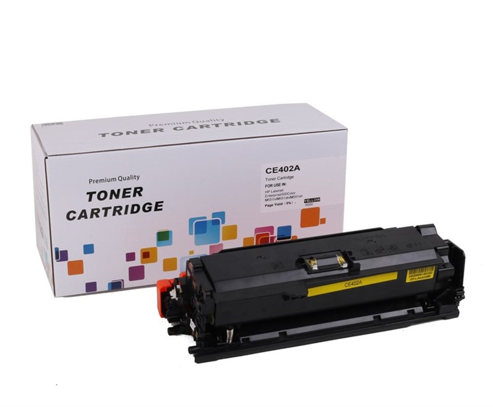 HP CE402A (507A) muadil By Point  Toner Sarı Pro 500-M551n-M551dn-M551xh