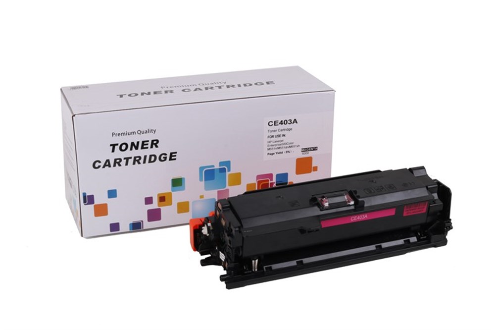 HP CE403A (507A) muadil By Point  Toner Kırmızı Pro 500-M551n-M551dn-M551xh
