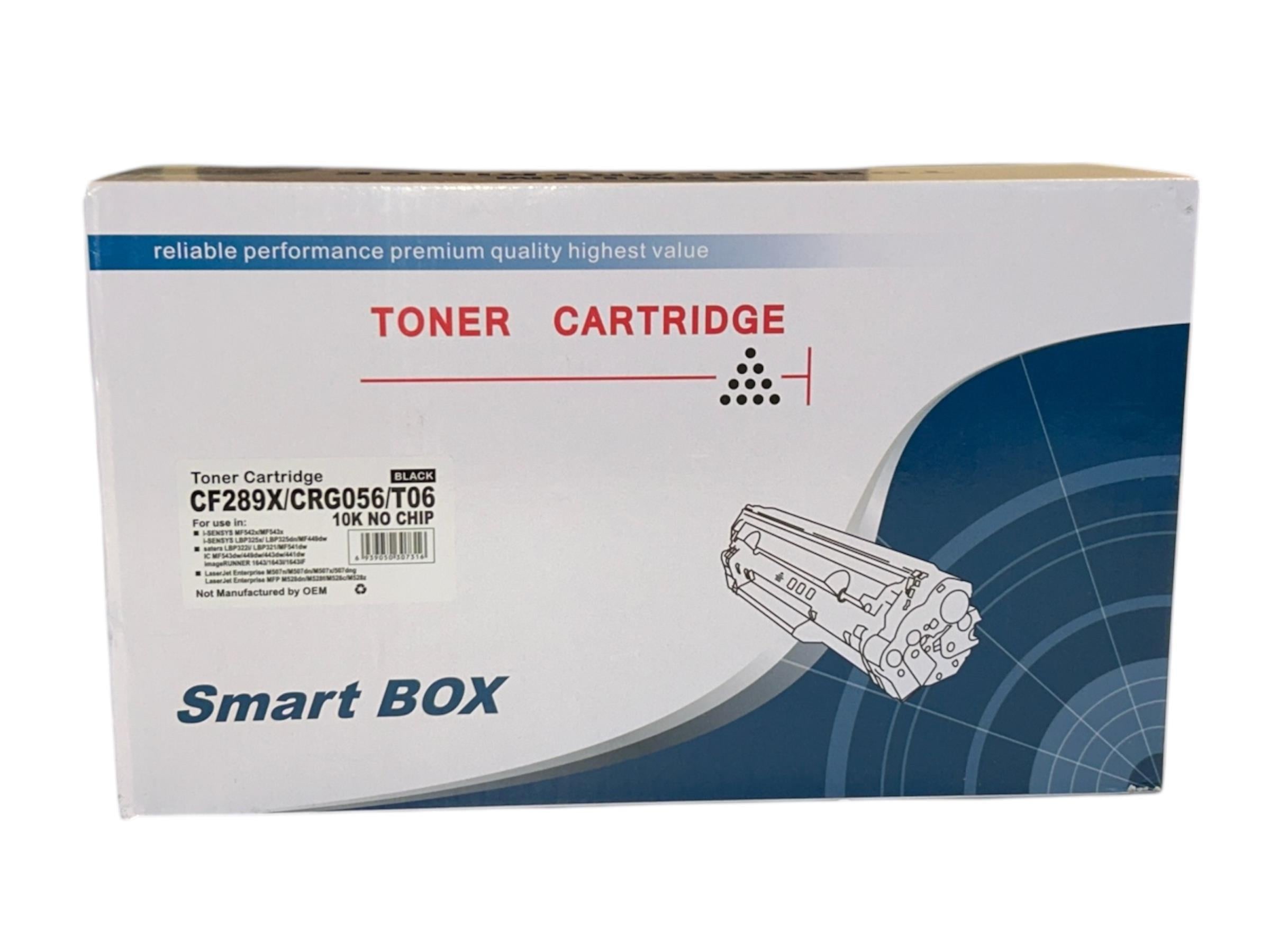 HP CF-289X CRG-056 Muadil Toner M-507  M-528 Canon T06 IR-1643  MF-552 (Chipsiz)
