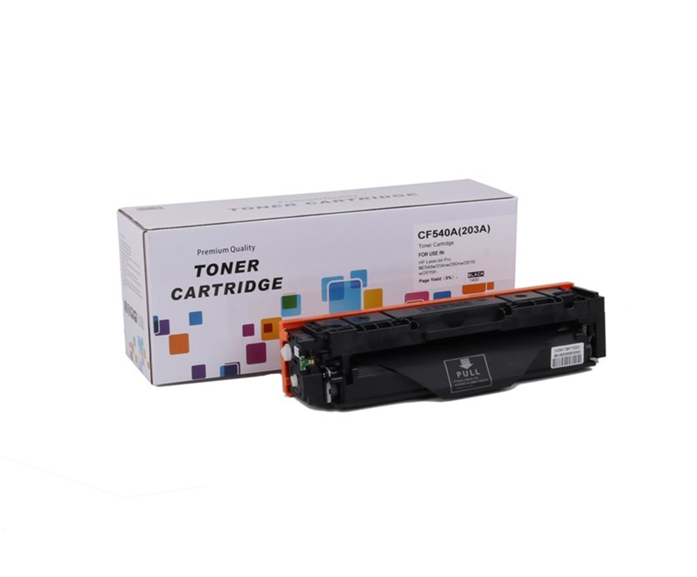 HP CF540A (203A) muadil By Point  Siyah Toner Pro M254dw/254nw/280nw/281fdw/281fdn (1,4k)