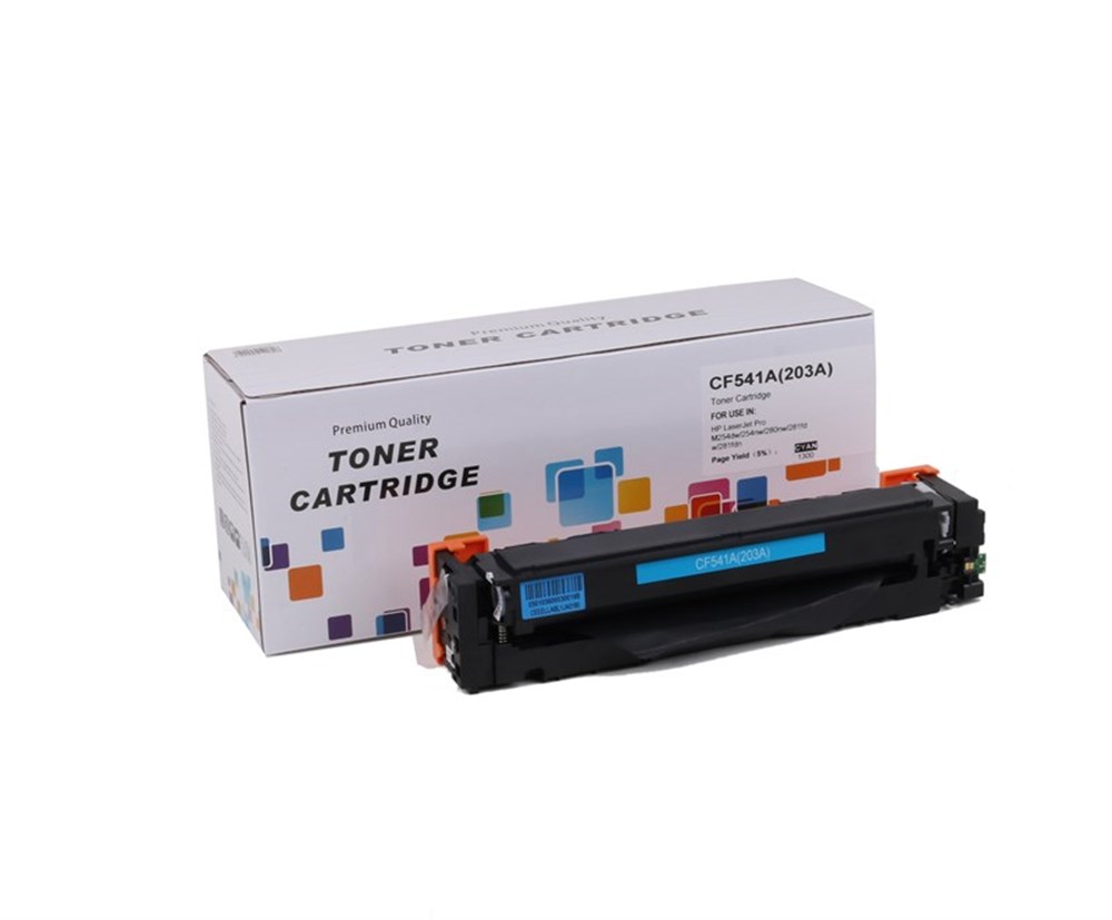 HP CF541A (203A) muadil By Point  Mavi Toner Pro M254dw/254nw/280nw/281fdw/281fdn (1,3k)