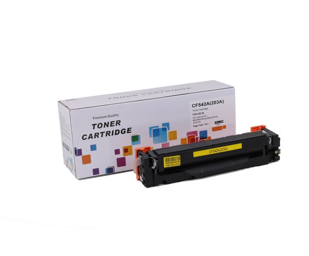 HP CF542A (203A) muadil By Point  Sarı Toner Pro M254dw/254nw/280nw/281fdw/281fdn (1,3k)