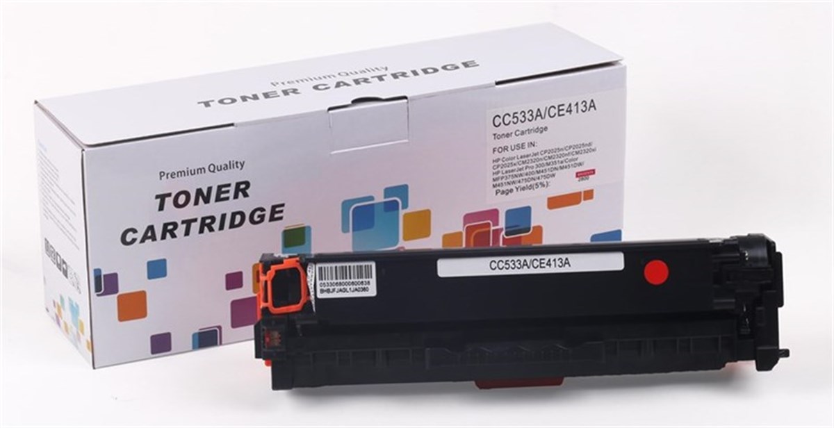 HP Muadil Toner Krmzı CC533A(304A)-CE413A(305A) CP2025-CM2320 Pro300-MFP400-M451
