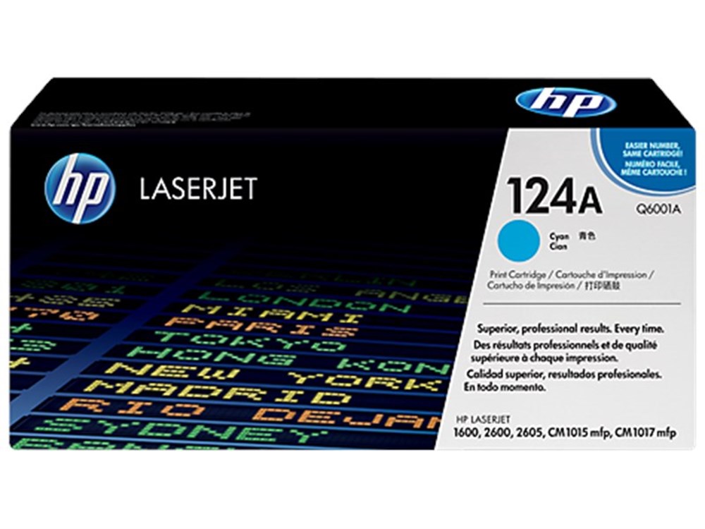 HP Q6001A (124A) Orjinal Mavi Toner