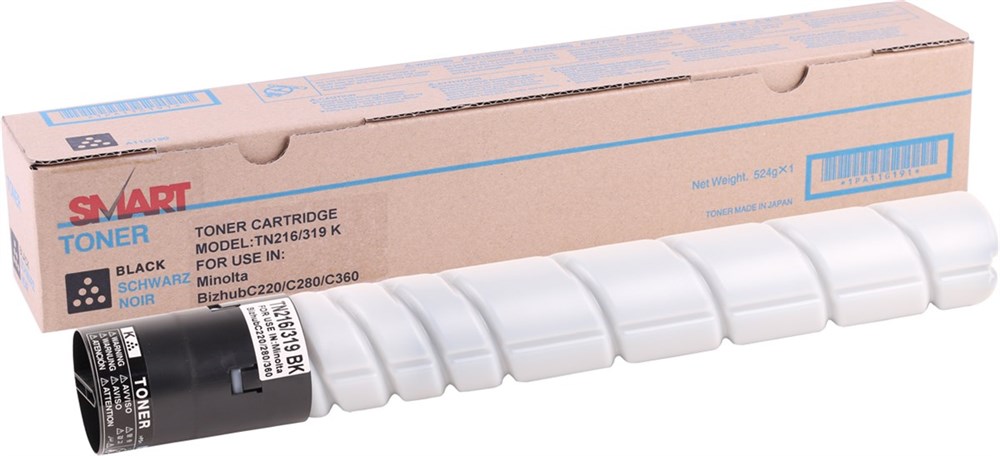 Konica Minolta TN-216 - (TN-319) muadil By Point  Siyah Toner C220-280-360