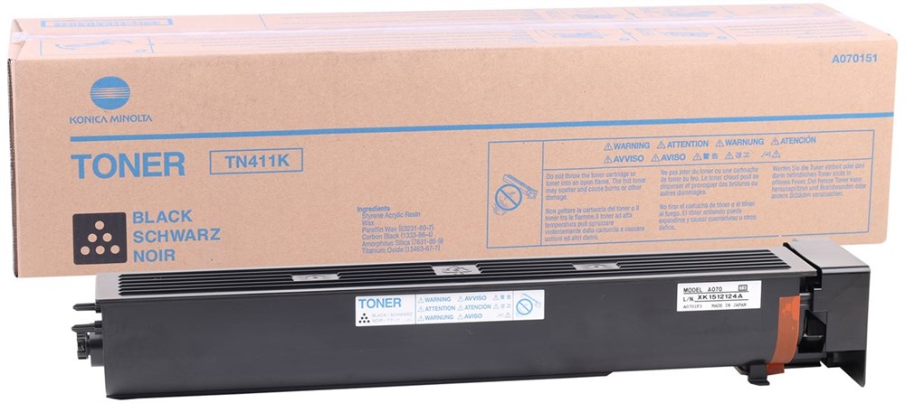 Konica Minolta TN-411 Orjinal Siyah Toner Bizhub  C451 (A070151)