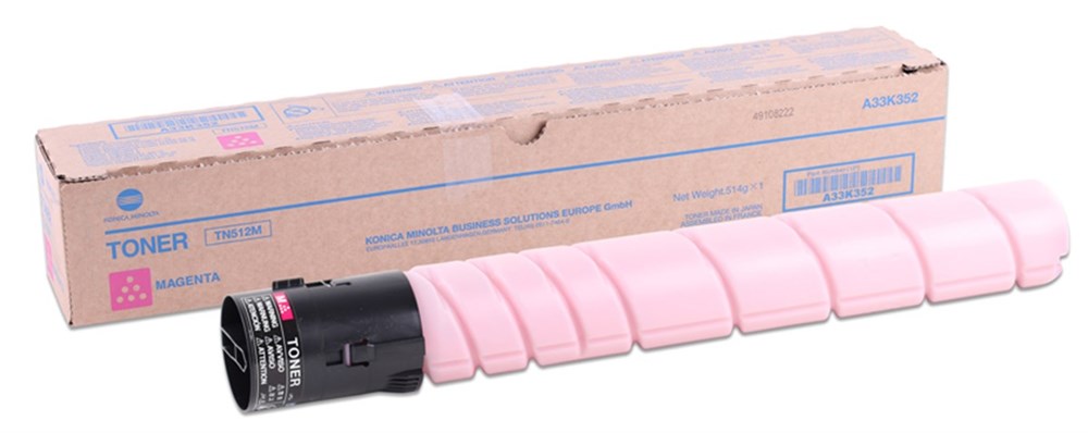 Konica Minolta TN-512 Orjinal Kırmızı Toner C454-C554 (A33K352)