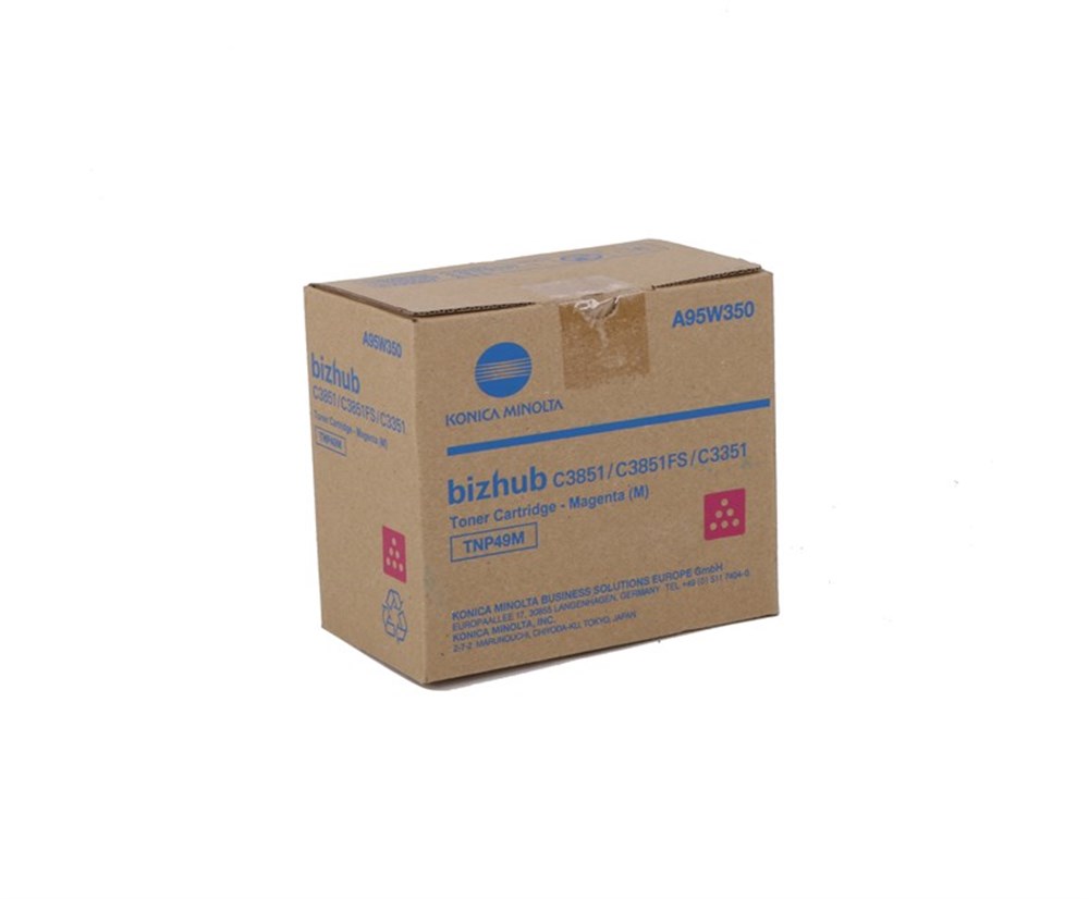 Konica Minolta TNP-49 Orjinal Kırmızı Toner Bizhub C3351-C3851 (A95W350)