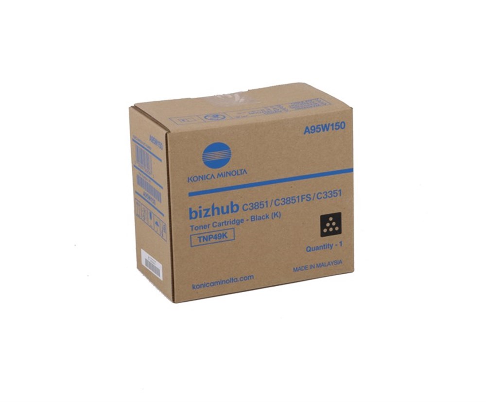 Konica Minolta TNP-49 Orjinal Siyah Toner Bizhub C3351-C3851 (A95W150)