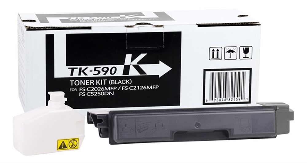 Kyocera Mita TK-590 muadil By Point  Siyah Toner FS-C 2026-2126-2526-5250-6026-6526