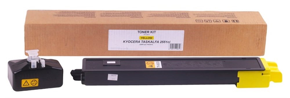 Kyocera Mita TK-8325 muadil By Point  Sarı Toner Taskalfa 2551ci