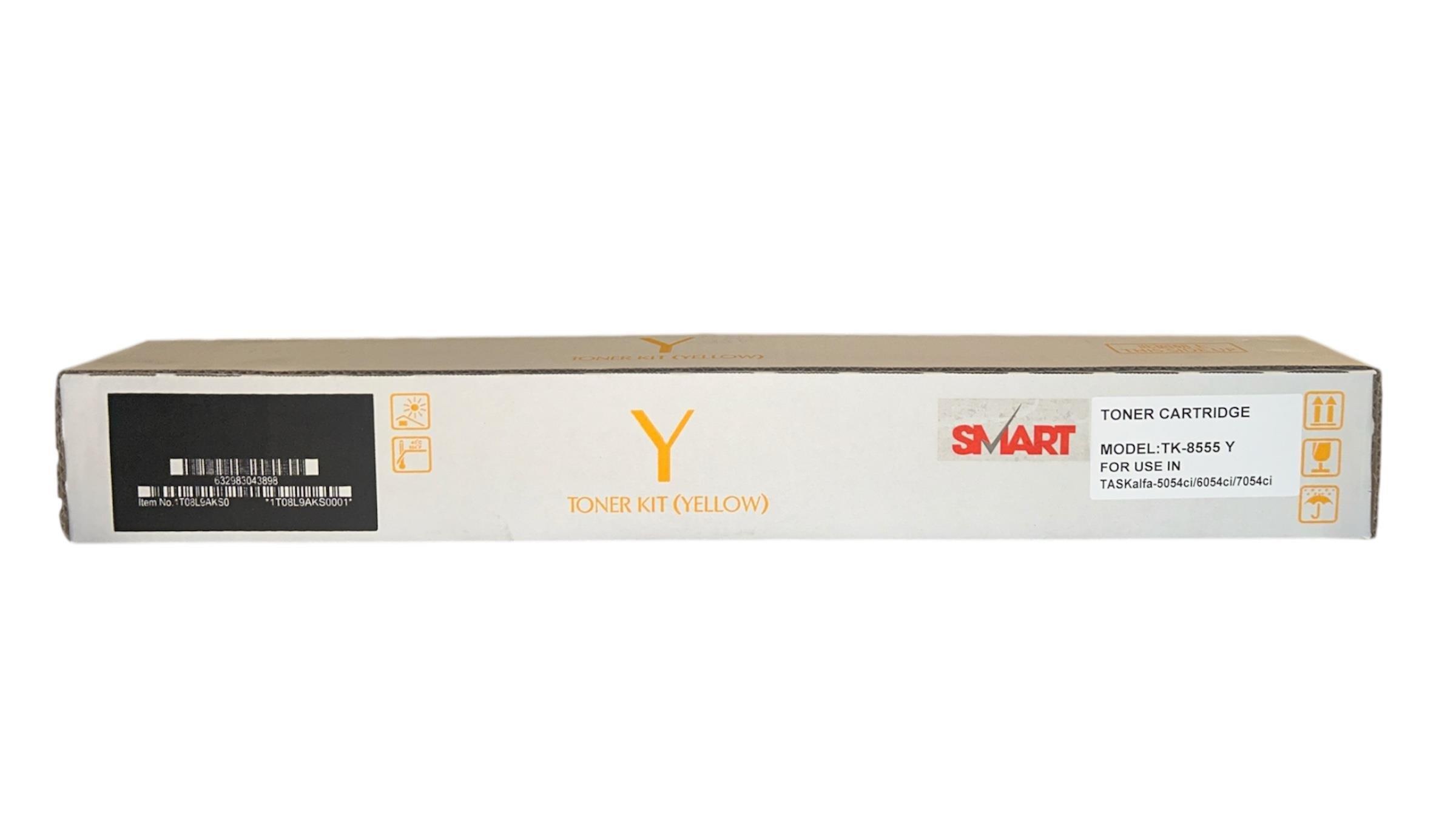 Kyocera Mita TK-8555 Smart Sarı Toner  TASKAlfa-5054ci -6054ci -7054ci