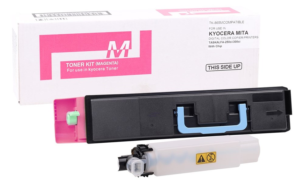 Kyocera Mita TK-865 muadil By Point  Kırmızı Toner Taskalfa 250ci-300ci