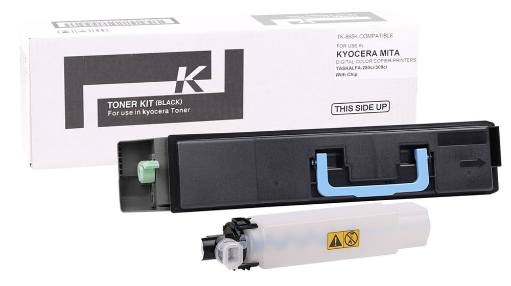 Kyocera Mita TK-865 muadil By Point  Siyah Toner Taskalfa 250ci-300ci