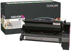 Lexmark Optra C-750  X-750 Yüksek Kapasite Kırmızı Toner  10B042M  (15k)