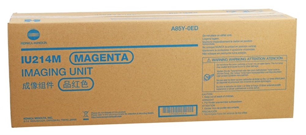 Minolta IU-214 Kırmızı Orjinal Drum Unit  Bizhub C227-C287(A85Y0ED)