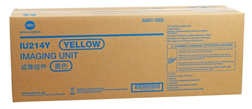 Minolta IU-214 Sarı Orjinal Drum Unit Bizhub C227-C287 (A85Y08D)