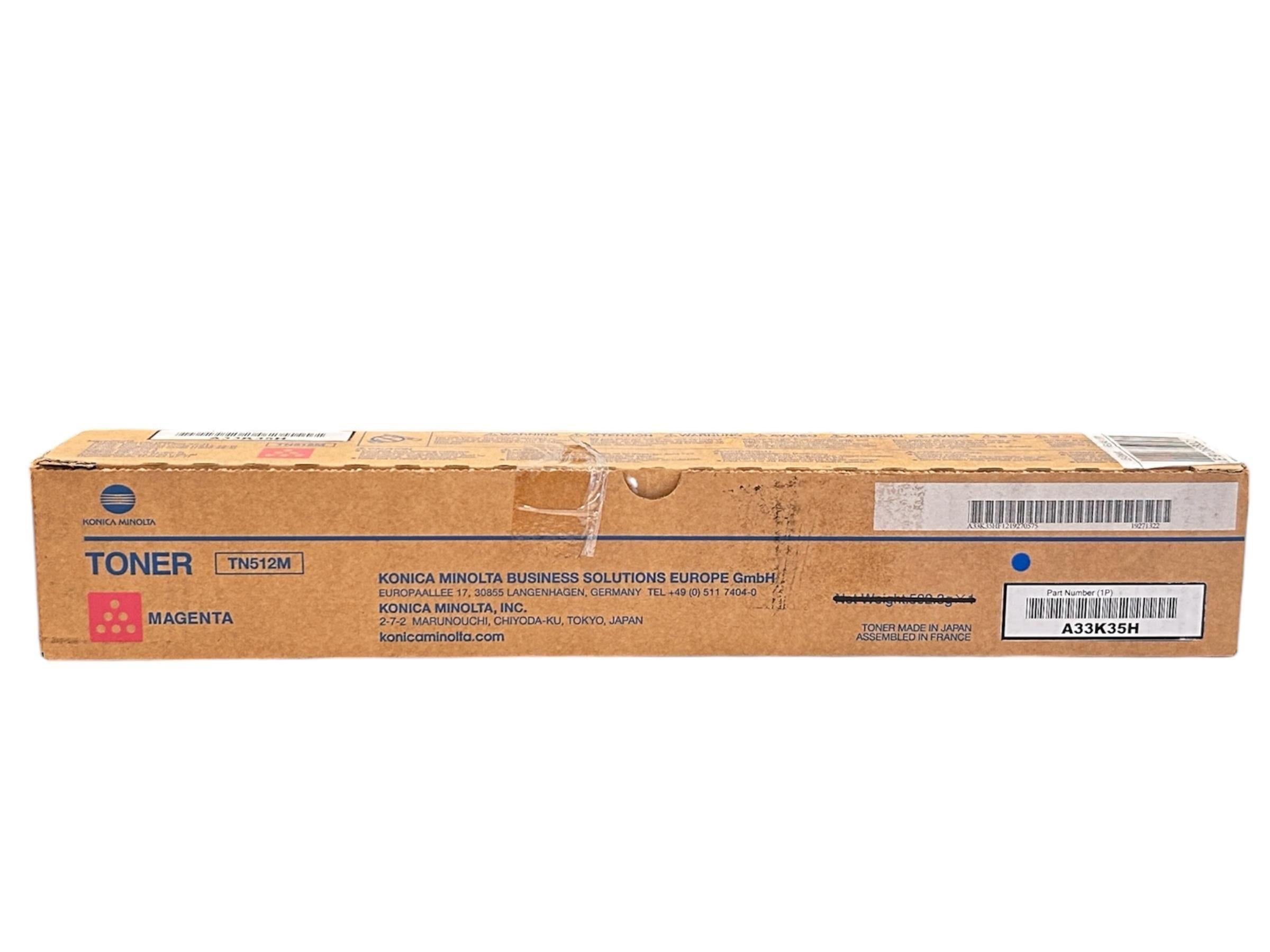 Minolta TN-512 Orjinal Kırmızı Lower Toner C-454  C-554  A33K35H