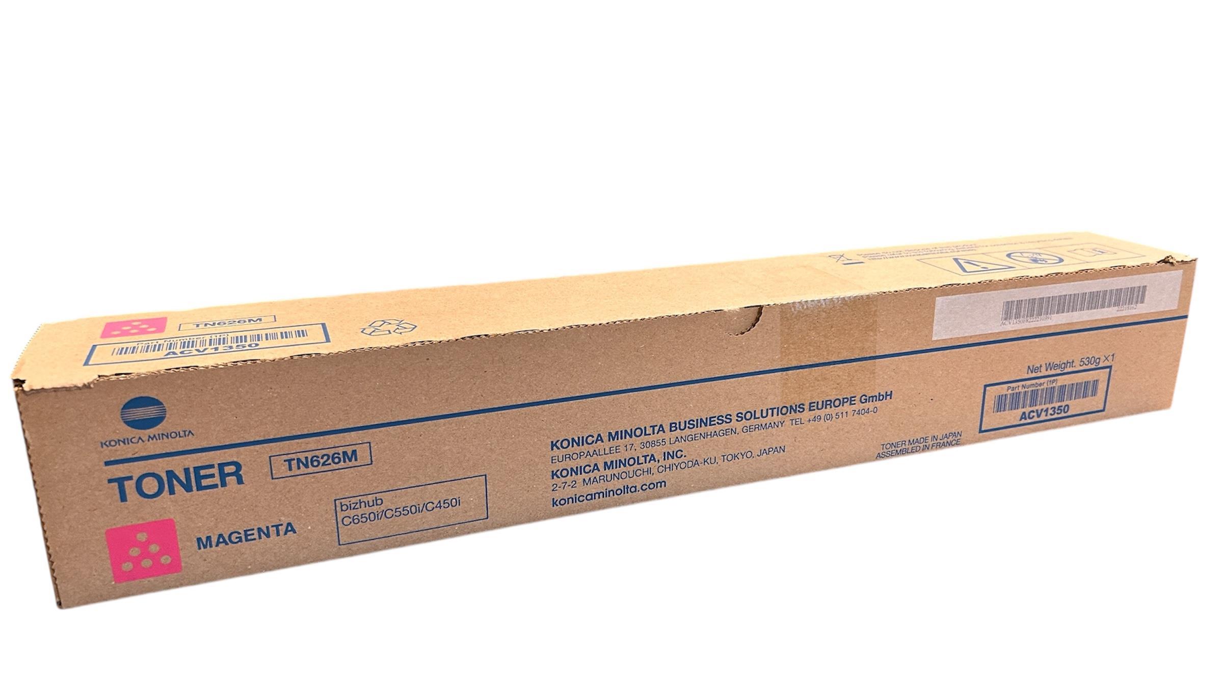 Minolta TN-626 Orijinal Kırmızı Toner Bizhub C-450i C-550i C-650i ACV1350