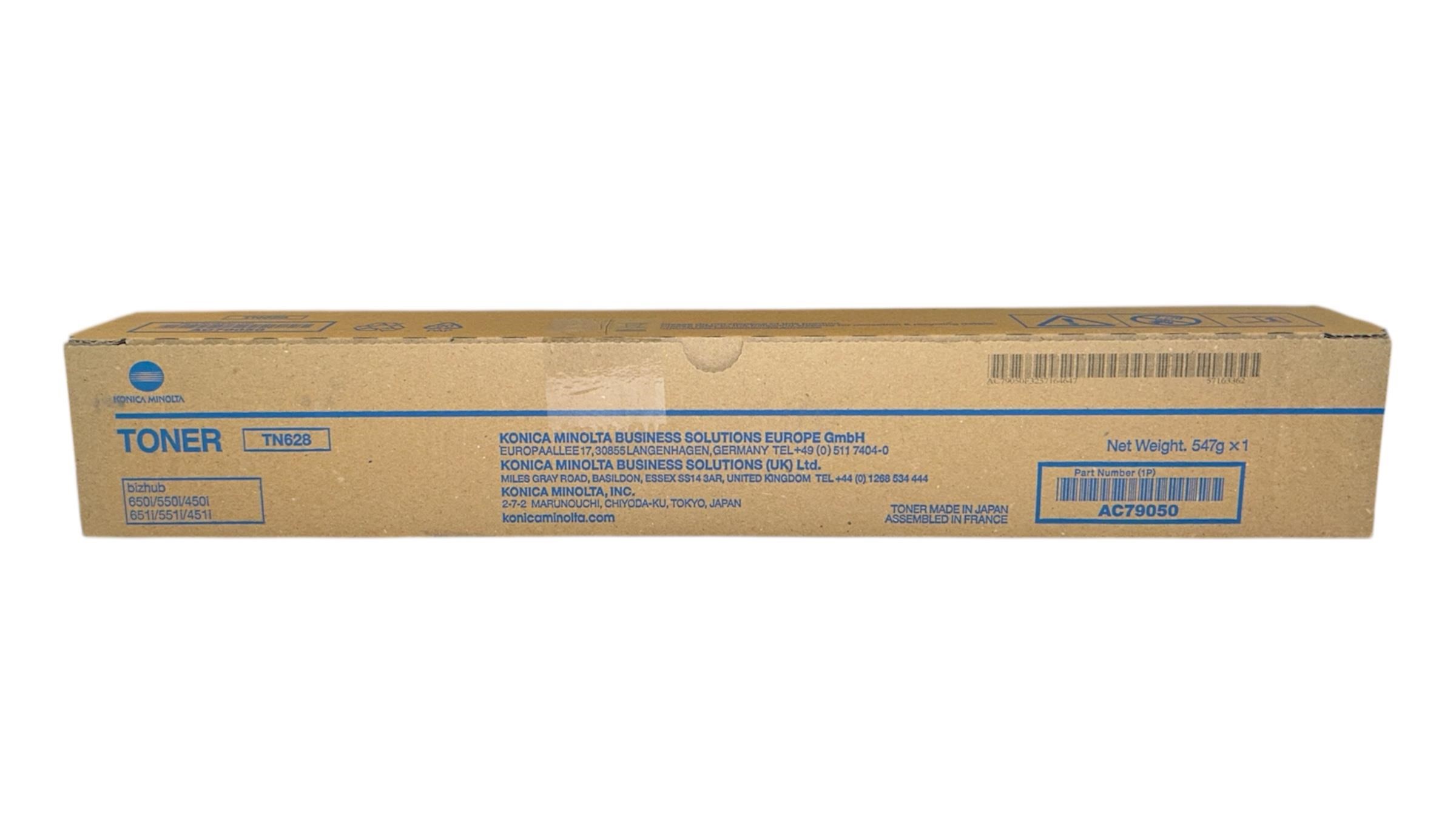 Minolta TN-628 Orijinal Toner Bizhub 450i 550i 650i AC79050