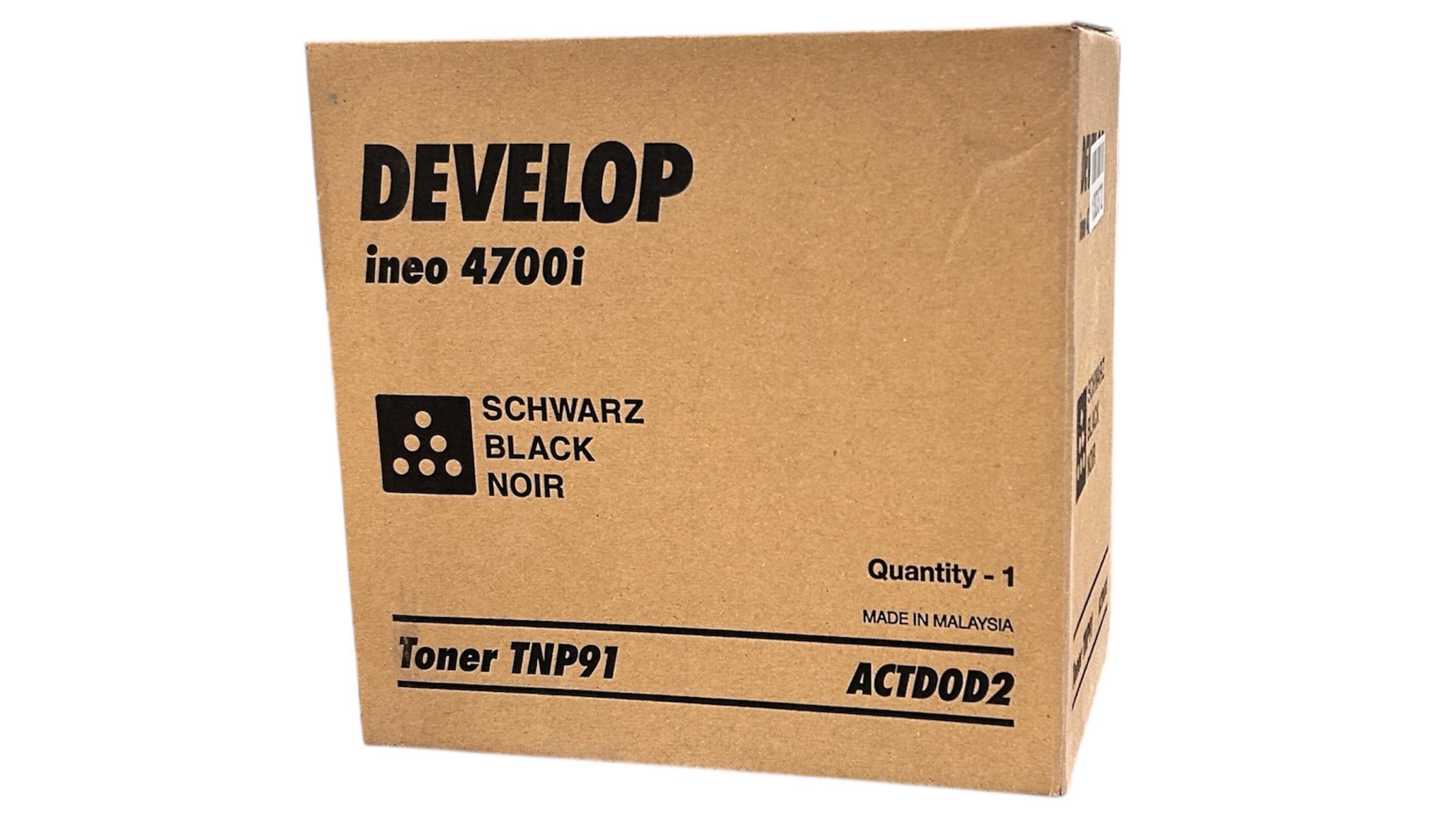 Minolta TNP-91 Black Original Toner Bizhub -4700i  ACTD031