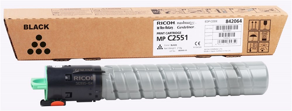 Ricoh MP-C 2051-2551 Orjinal Siyah Toner  (841587) (841504) (842061) (210Gr.)