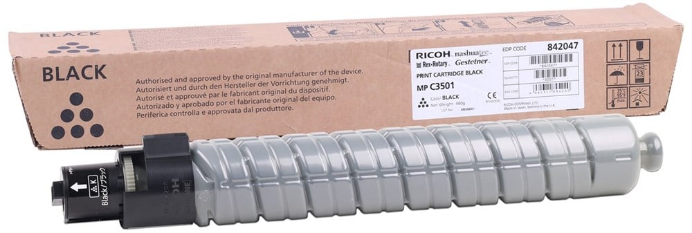 Ricoh MP-C 3001 Orjinal Siyah Toner MP-C 3501 (842047-841579-841424) (22500 Syf)