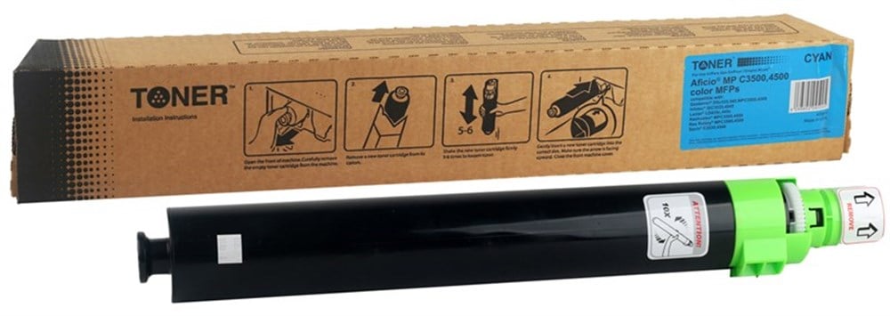Ricoh MP-C 3500 muadil By Point  (USA) Mavi Toner MP-C4500 (888611-842037) (17,000 Syf.)