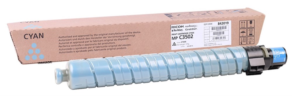 Ricoh MP-C 3502 Orjinal Mavi Toner MP-C 3002 (841742-842019-841654) (18k)