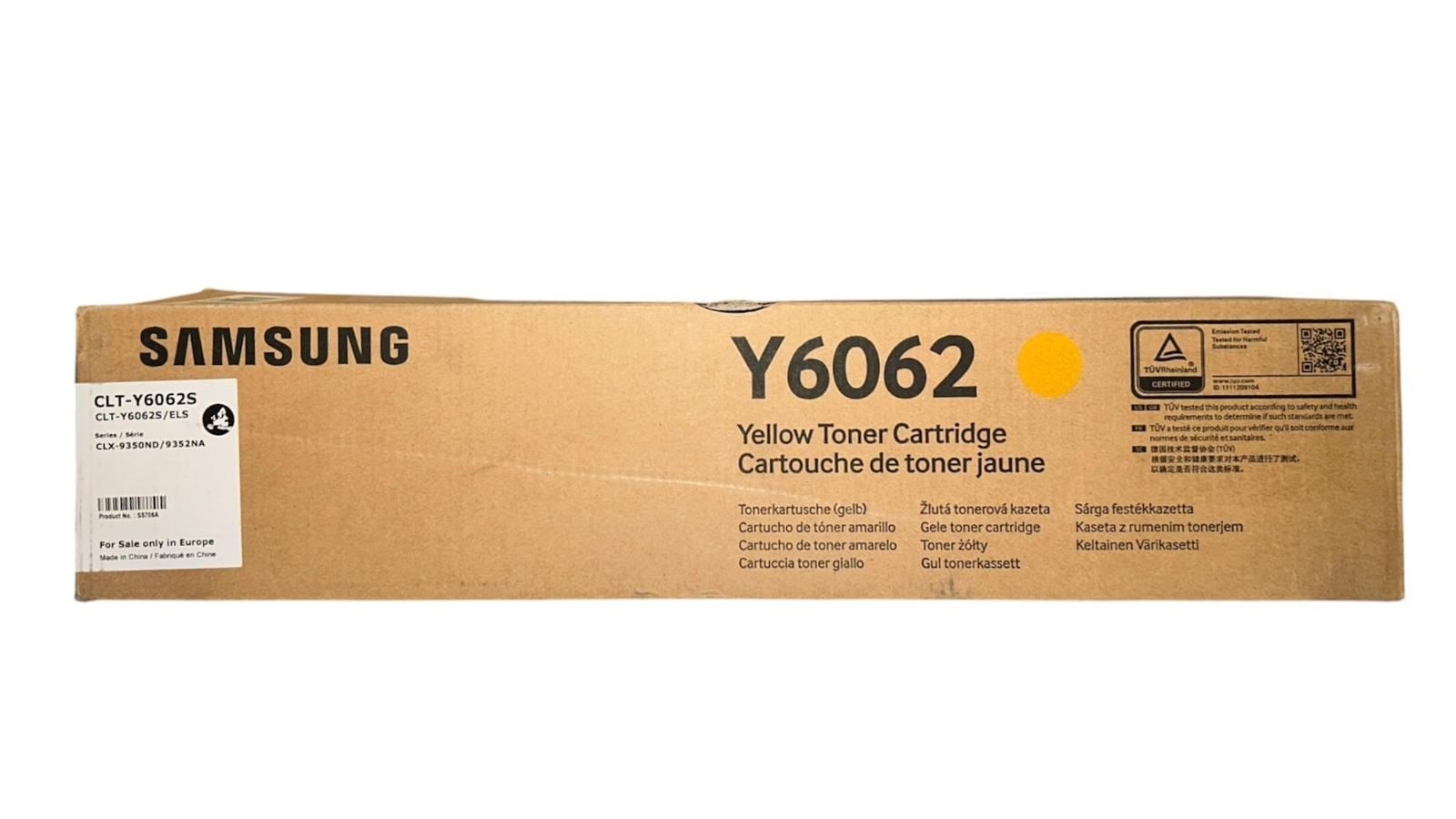 Samsung CLT-Y6062S Sarı Orjinal Toner CLX9250, CLX9252, CLX9350, CLX9352